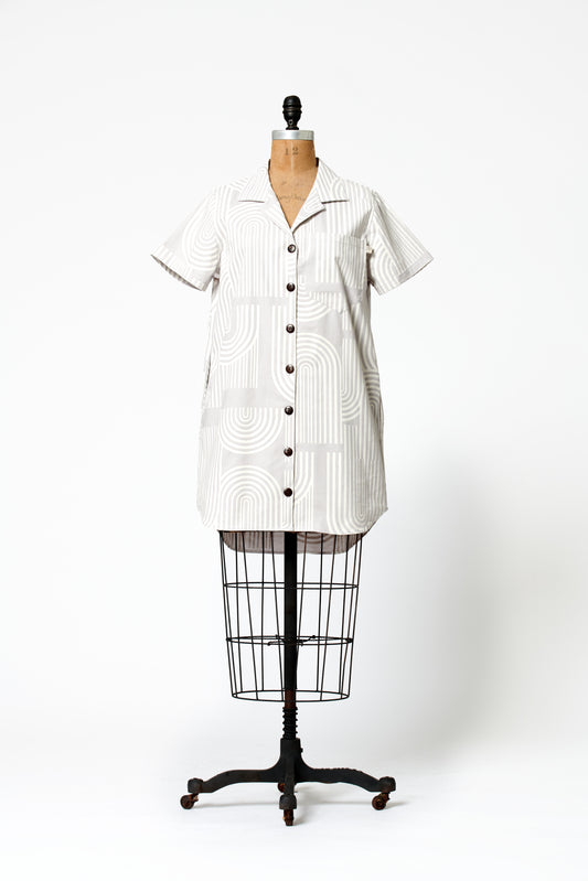 Downtown Shirt Dress - Arco Stone