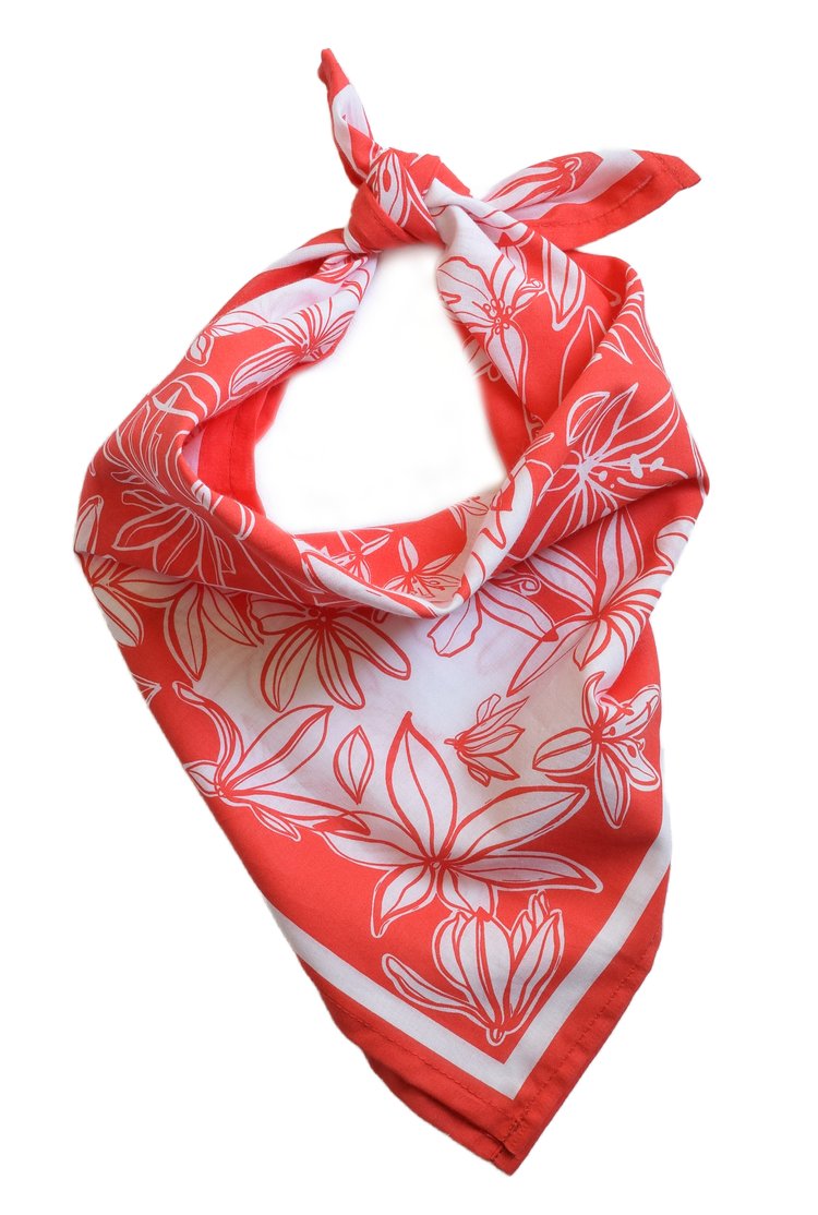 Bandana Flower Bloom Red