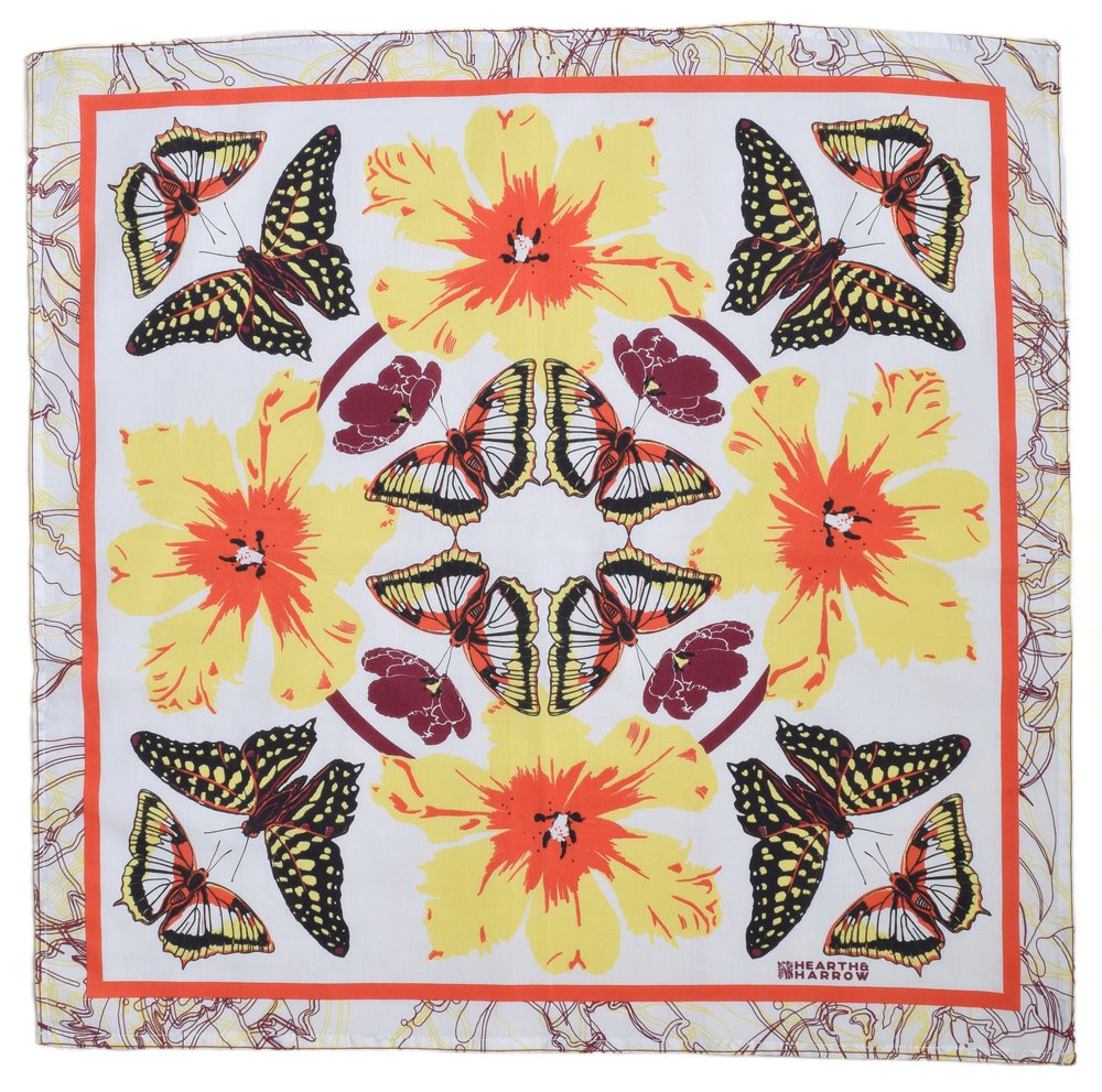 Bandana Butterfly Yellow