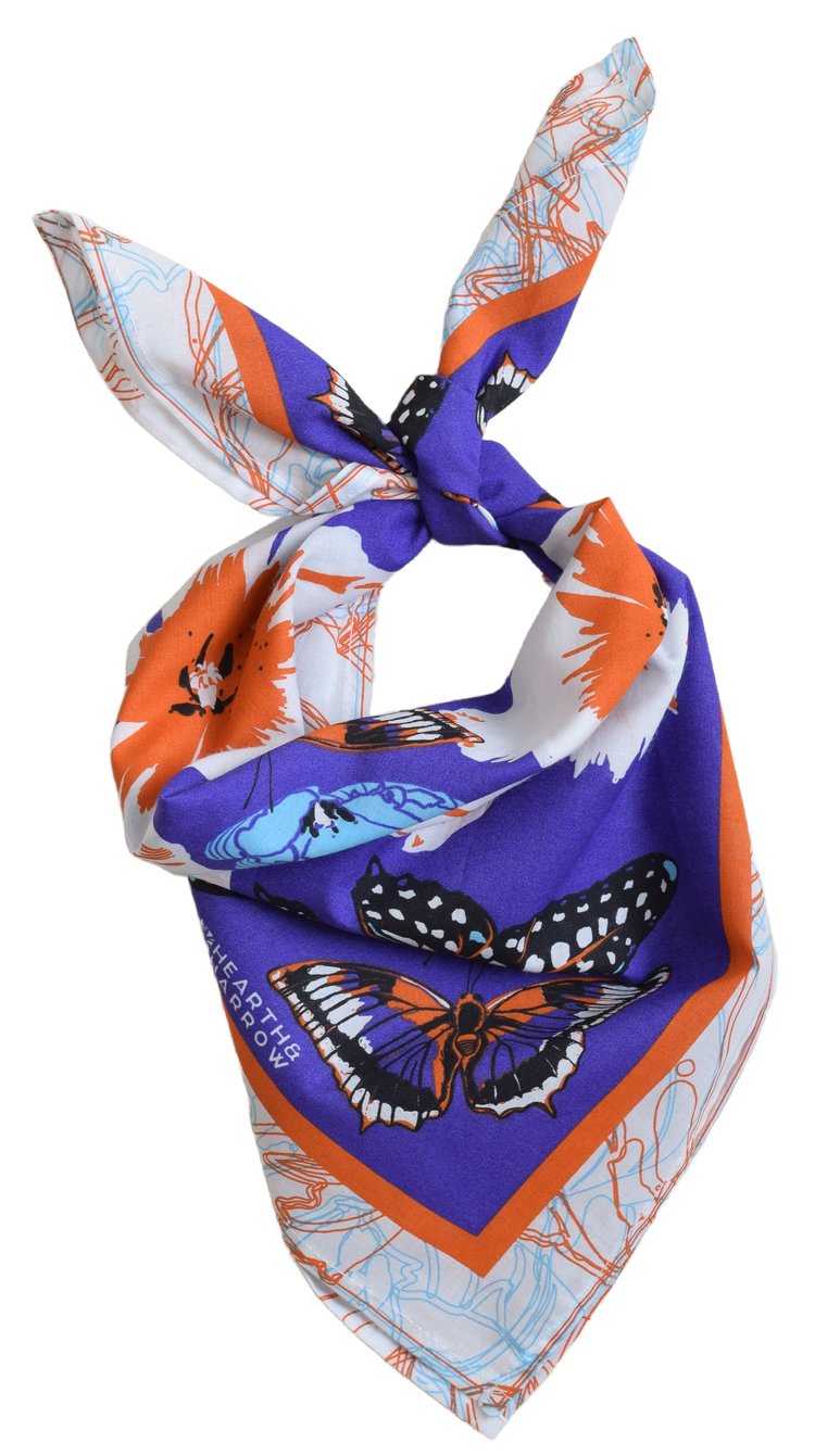 Bandana Butterfly Blue