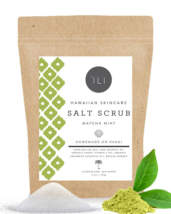 Matcha Mint Salt Scrub