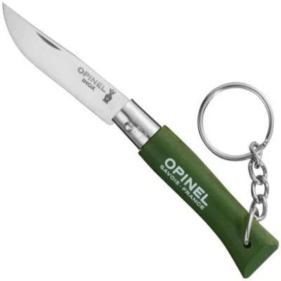 NO. 4 Keychain Folding Knife - Forest Green