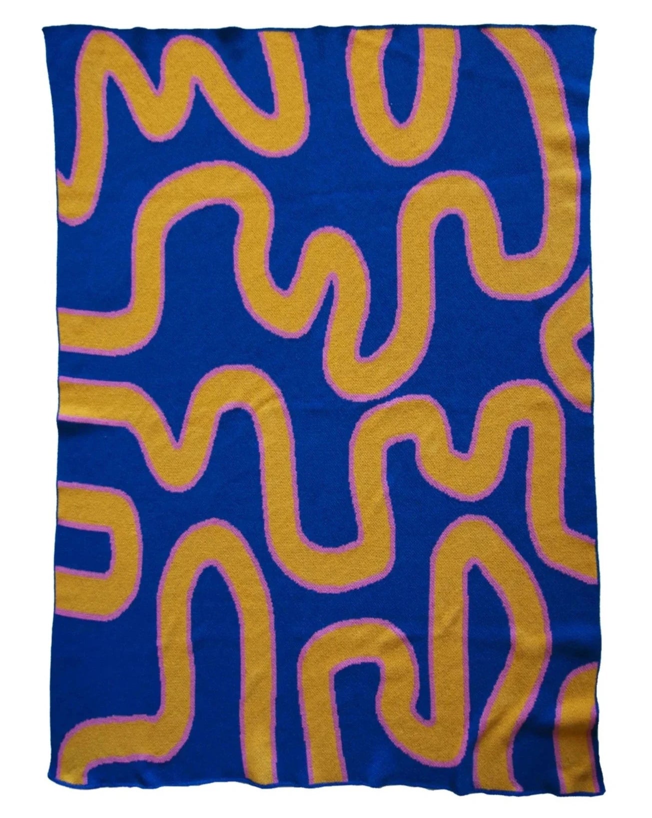 SQUIGGLE THROW - ROYAL