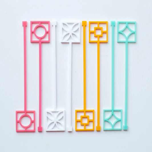 Breeze Block Swizzle Sticks