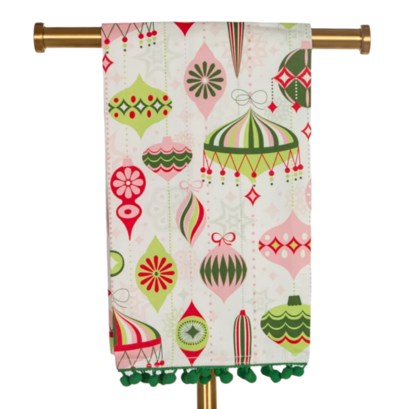 Mid Century Tea Towel- Retro Ornaments