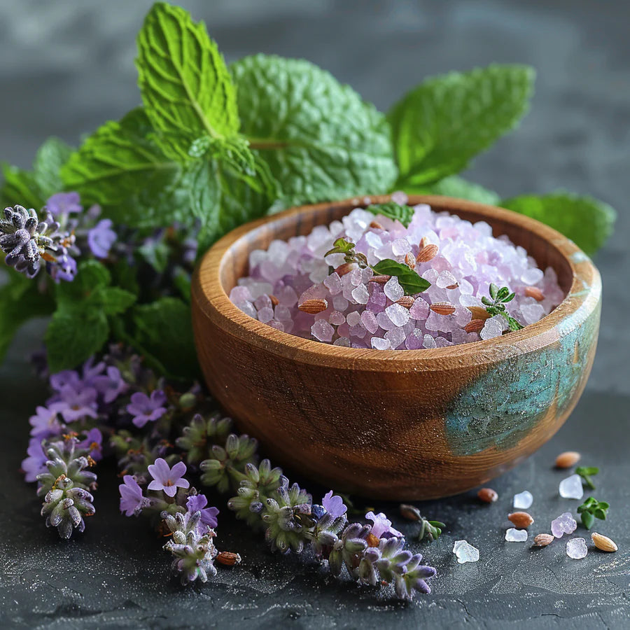 Lavender Mint Salt Scrub