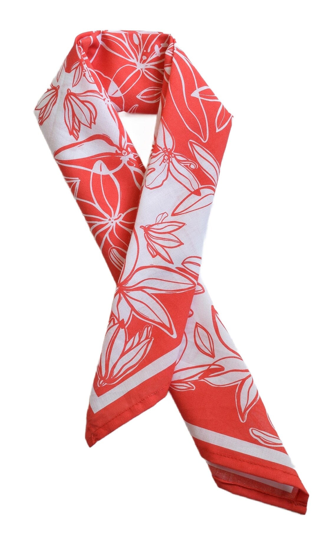 Bandana Flower Bloom Red